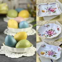 Винтажная фарфоровая розетка тарелочка Англия Royal Crown Derby Posies 1991 год