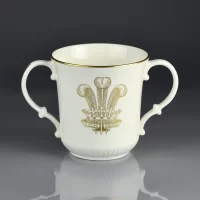 Винтажная фарфоровая кружка с двумя ручками Англия Royal Doulton Свадьба принца Чарльза и принцессы Дианы Love mug