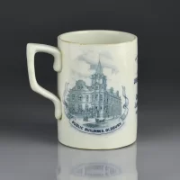 Антикварная коронационная кружка Англия Эдуард VII и Александра 1902 год Oldbury Олдбери
