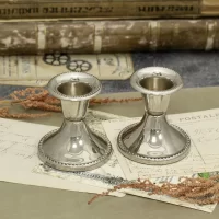 Пара винтажных подсвечников Англия