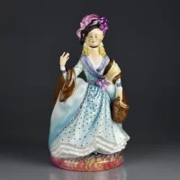 Винтажная фарфоровая статуэтка Англия Peggy Davies Studio Актриса Театр Sarah Siddons