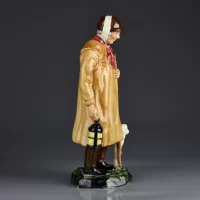 Винтажная фарфоровая статуэтка Англия Пастух Royal Doulton Ягнёнок 1975 The Shepherd