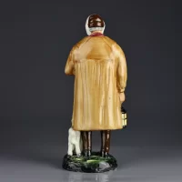 Винтажная фарфоровая статуэтка Англия Пастух Royal Doulton Ягнёнок 1975 The Shepherd
