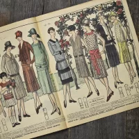 Антикварный французский журнал мод Le Petit Echo de la Mode Dimanche 3 Juillet 1927 Ар-деко