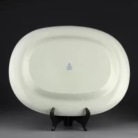 Антикварное блюдо Шинуазри Mintons Lawleys Blue Willow Голубая ива