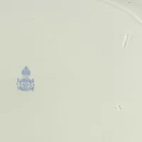 Антикварное блюдо Шинуазри Mintons Lawleys Blue Willow Голубая ива