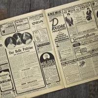 Антикварный французский журнал мод Le Petit Echo de la Mode Dimanche 2 Novembre 1924 Ар-деко