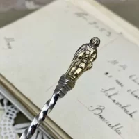 Антикварные сервировочные десертные ложки с апостолами