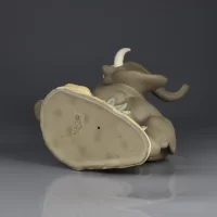 Винтажная фарфоровая статуэтка Испания Lladro NAO 2006 Elephant Слон Матовый