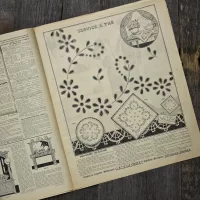 Антикварный французский журнал мод Le Petit Echo de la Mode Dimanche 28 Aout 1927 Ар-деко