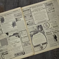 Антикварный французский журнал мод Le Petit Echo de la Mode Dimanche 28 Aout 1927 Ар-деко