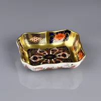 Винтажная пиала тарелочка Фарфор Англия Имари Royal Crown Derby Imari