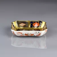 Винтажная пиала тарелочка Фарфор Англия Имари Royal Crown Derby Imari