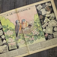 Антикварный французский журнал мод Le Petit Echo de la Mode Dimanche 8 Mai 1927 Ар-деко