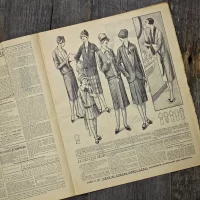 Антикварный французский журнал мод Le Petit Echo de la Mode Dimanche 8 Mai 1927 Ар-деко