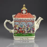 Винтажный английский чайник Скачки Sadler Championships Day Races