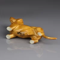 Винтажная фарфоровая статуэтка таксы Англия Royal Worcester Dachshund Doris Lindner
