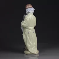 Винтажная фарфоровая статуэтка Клоун с саксофоном Lladro 5471 Sad Sax