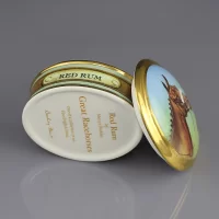 Шкатулка винтажная фарфоровая Лошадь Англия Danbury Mint Great Racehorses Red Rum