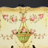Антикварная английская тарелка поднос Crown Devon Fielding & Co Etna