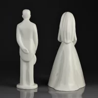 Винтажные фарфоровые статуэтки Жених Невеста Англия Coalport Moments Groom Bride