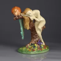 Винтажная фарфоровая статуэтка Райская птица Англия Carlton Ware Bird of Paradise