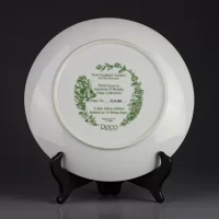 Тарелка винтажная декоративная настенная Фарфор Сад Новой Англии Reco Gardens of Beauty America New England Garden