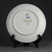 Тарелка винтажная фарфоровая настенная декоративная Рождество Собачья упряжка Royal Copenhagen Christmas Plate 1978 Greenland Scenery