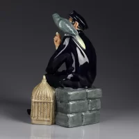 Винтажная фарфоровая статуэтка Англия Моряк с попугаем Royal Doulton 2254 Shore Leave
