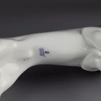 Винтажная фарфоровая статуэтка Собака с газетой Lladro 6398 Morning Delivery