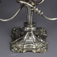 Винтажный канделябр Coronet Silver