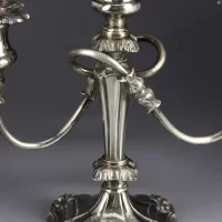 Винтажный канделябр Coronet Silver