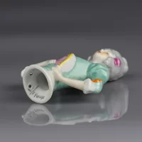 Винтажная фарфоровая кукла Германия Дама с веером Half Doll Fasold & Stauch Foreign