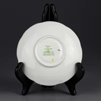 Антикварная английская кофейная пара Gladstone Primrose Примула