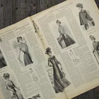 Антикварный французский журнал мод "La Mode Illustree" Dimanche 19 Mai 1901