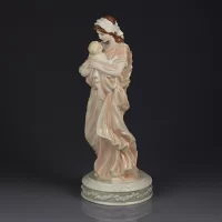 Винтажная фарфоровая статуэтка Мать с младенцем Англия Веджвуд Wedgwood Devotion Classical Collection