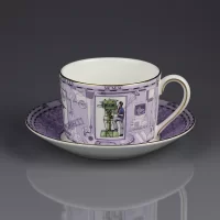 Две винтажные чайные пары в подарочной коробке Веджвуд Wedgwood Millennium