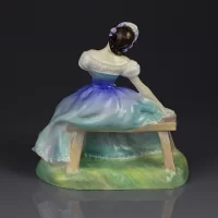 Винтажная фарфоровая статуэтка Балерина Танцовщица Жизель Англия Royal Doulton 2139 Giselle