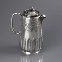 Антикварный большой английский кофейник James Dixon & Sons
