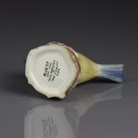 Винтажная фарфоровая статуэтка синицы Англия Royal Worcester Blue Tit
