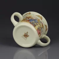 Винтажная английская фарфоровая кружка Кролики Крестины Банникинс Royal Doulton Bunnykins Celebrate Your Christening