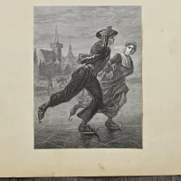 Антикварная иллюстрация The Illustrated London News Spanish peasants, The captain of the spanish pirate ship