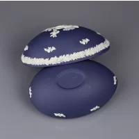 Винтажная английская шкатулка в форме пасхального яйца Веджвуд Wedgwood Купидон