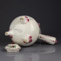 Винтажный керамический шоколадник кофейник Франция Decor Strasbourg
