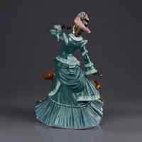 Винтажная фарфоровая статуэтка Дама с сеттером Англия Royal Doulton 3621 Autumntime