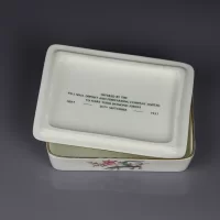 Винтажная английская фарфоровая шкатулка Веджвуд Wedgwood Devon Sprays 1957 год