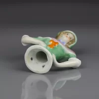 Винтажная фарфоровая куколка Германия Дама с бантом Half Doll