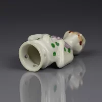 Винтажная фарфоровая куколка в стиле ар-деко Half Doll Foreign