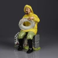Винтажная фарфоровая статуэтка Англия Royal Doulton 2417 Boatman Лодочник Моряк