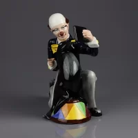 Винтажная фарфоровая статуэтка Клоун с котиком Англия Royal Doulton 3119 Partners